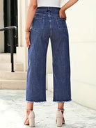 Denise | Tailored Cropped Straight-Leg Jeans 1