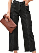 Denise | Tailored Cropped Straight-Leg Jeans 6