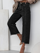 Denise | Tailored Cropped Straight-Leg Jeans 7