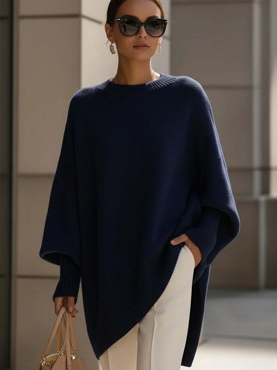 Effortless Elegant Oversized Poncho for Women 6
