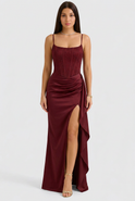 Elara | Sequin Corset Evening Dress 0