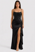 Elara | Sequin Corset Evening Dress 1
