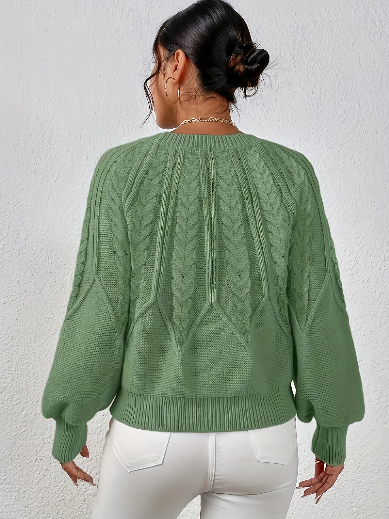 Eleanor | Relaxed Cable-Knit Sweater 1