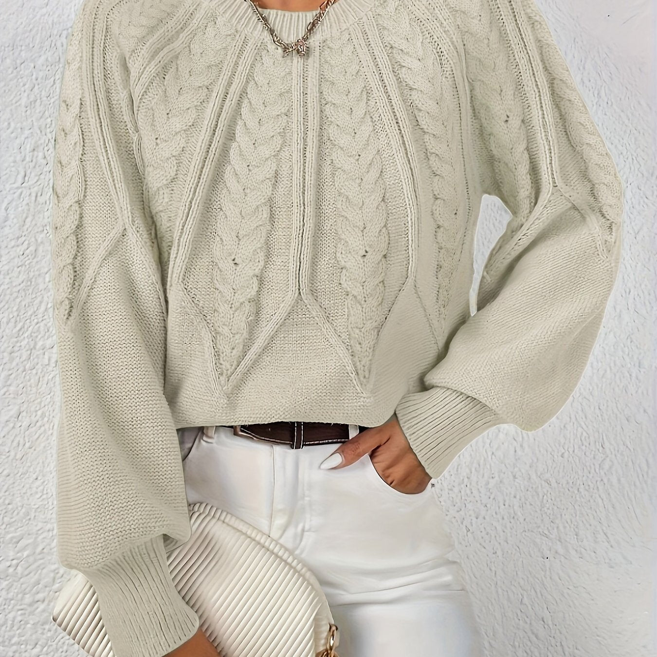 Eleanor | Relaxed Cable-Knit Sweater 10