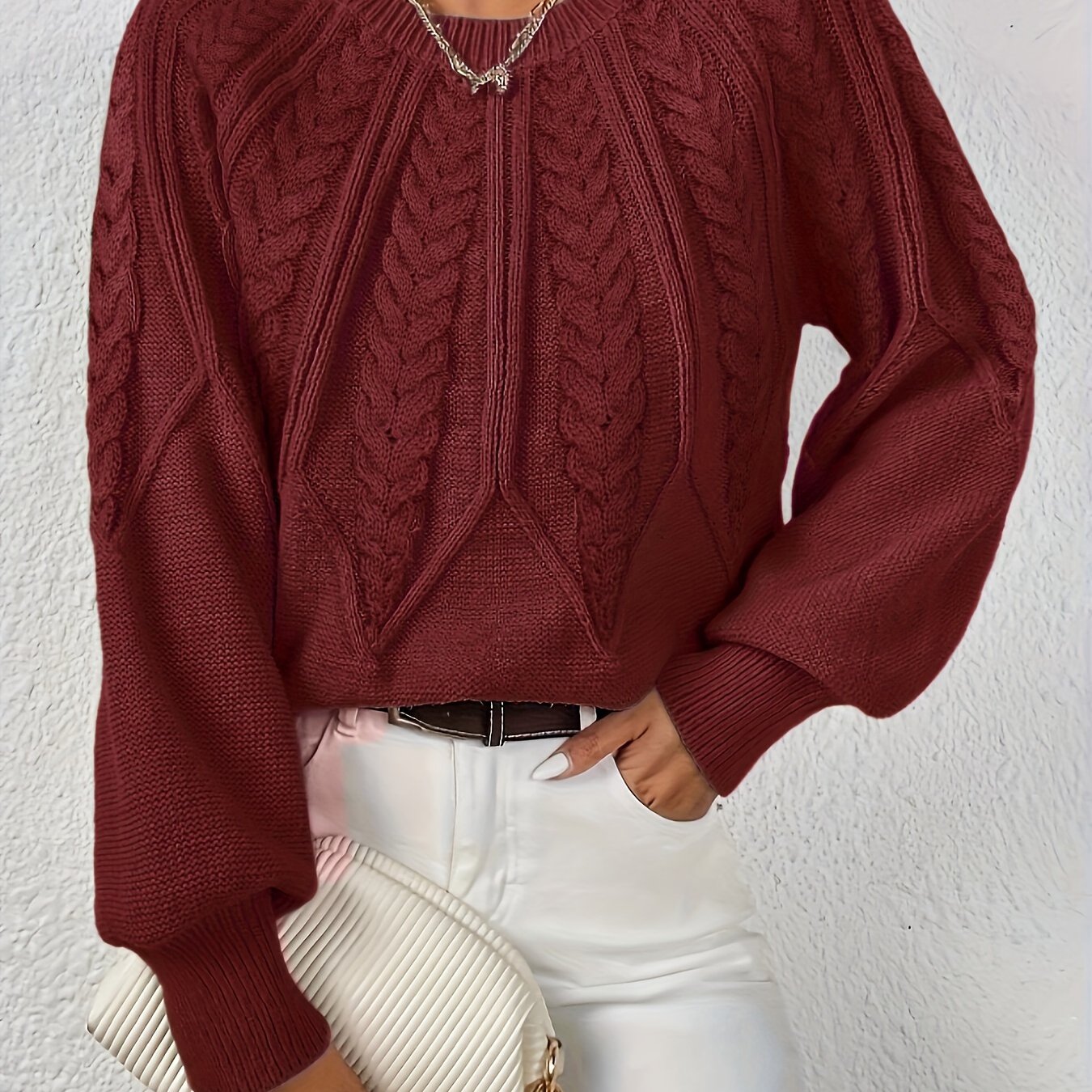 Eleanor | Relaxed Cable-Knit Sweater 11