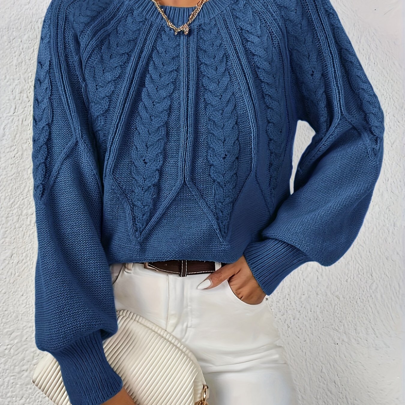 Eleanor | Relaxed Cable-Knit Sweater 12