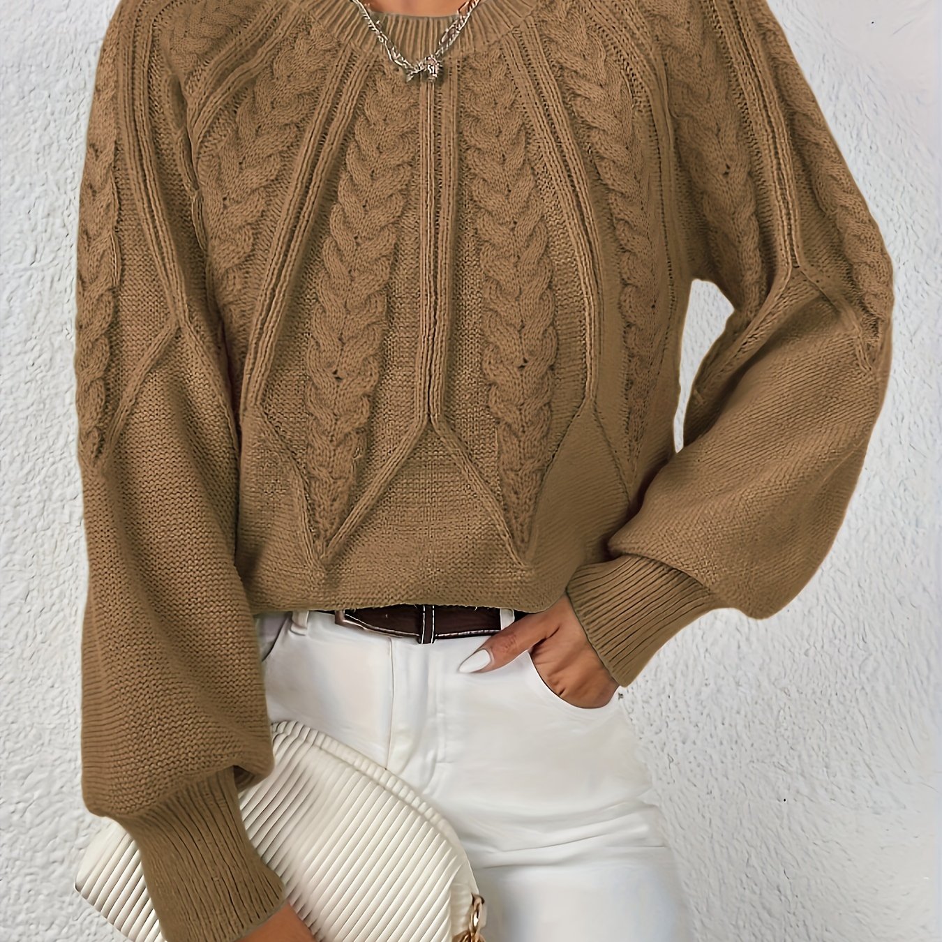 Eleanor | Relaxed Cable-Knit Sweater 14