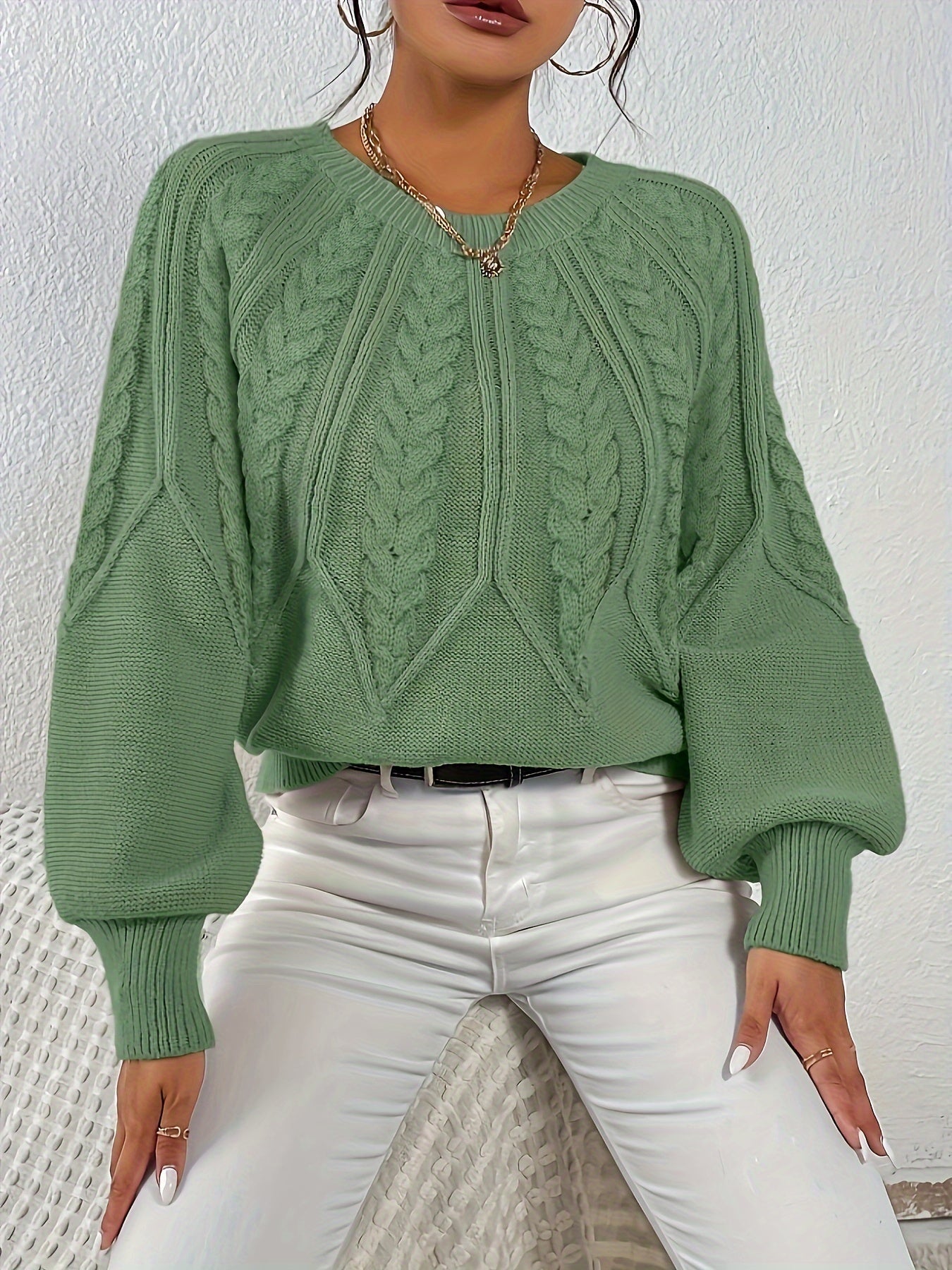 Eleanor | Relaxed Cable-Knit Sweater 2