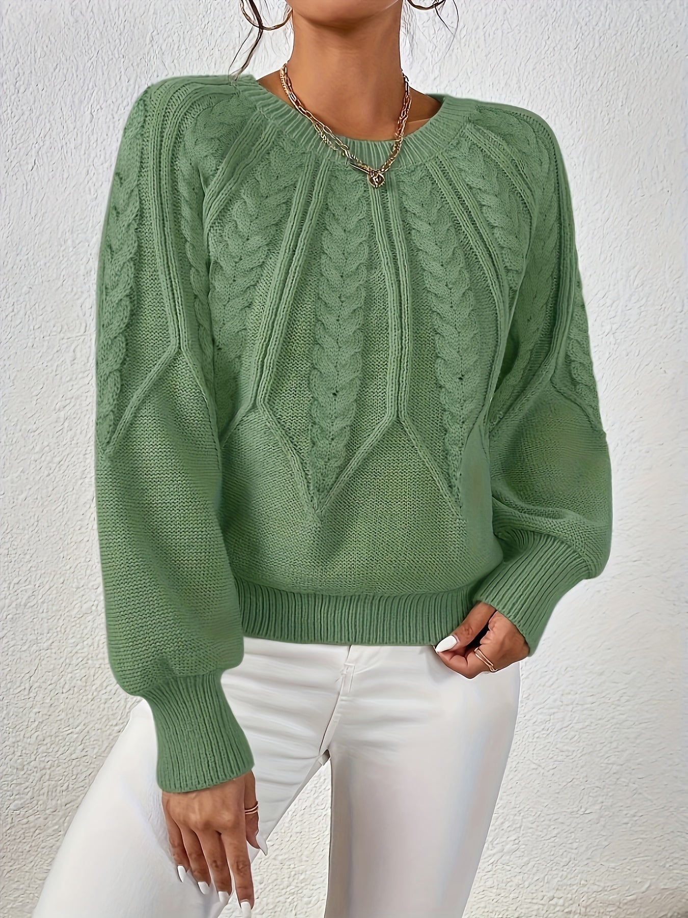 Eleanor | Relaxed Cable-Knit Sweater 3