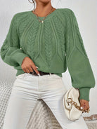 Eleanor | Relaxed Cable-Knit Sweater 4