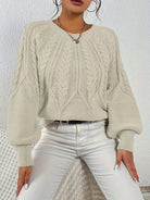 Eleanor | Relaxed Cable-Knit Sweater 7