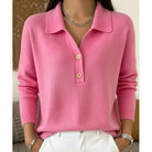Eliza | Refined Collared Button Pullover 1