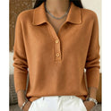 Eliza | Refined Collared Button Pullover 3
