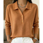 Eliza | Refined Collared Button Pullover 3