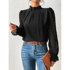 Elspeth | Elegant High-Neck Blouse 0