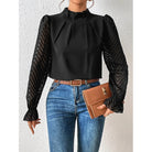 Elspeth | Elegant High-Neck Blouse 2