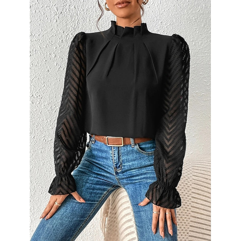Elspeth | Elegant High-Neck Blouse 3