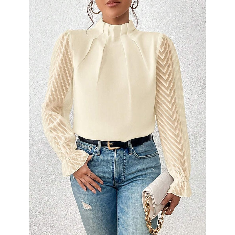 Elspeth | Elegant High-Neck Blouse 5