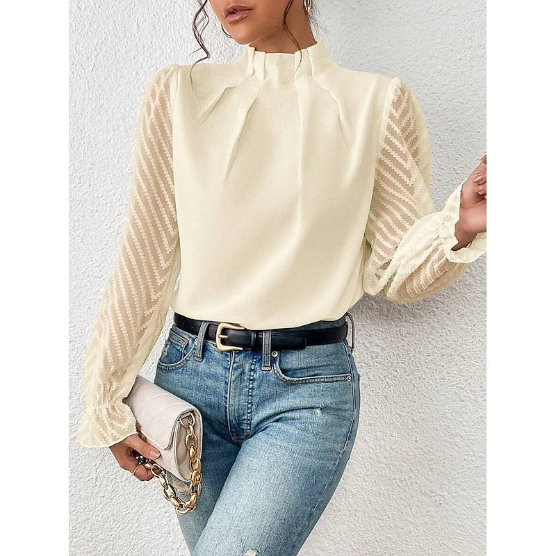 Elspeth | Elegant High-Neck Blouse 6