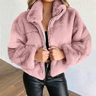 Estelle | Plush Cropped Zip Jacket 0