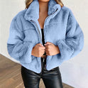 Estelle | Plush Cropped Zip Jacket 2