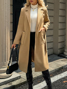 Evangeline | Tailored Belted Long Coat 4