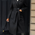 Evangeline | Tailored Belted Long Coat 9