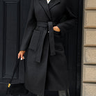 Evangeline | Tailored Belted Long Coat 9