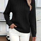 Faye | Cable-Knit Round Neck Sweater 10