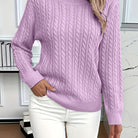 Faye | Cable-Knit Round Neck Sweater 11