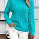 Faye | Cable-Knit Round Neck Sweater 14
