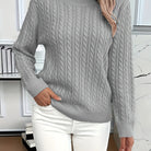 Faye | Cable-Knit Round Neck Sweater 5