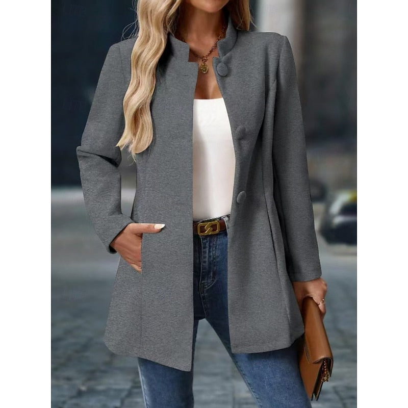 Fiona | Elegant Stand-Collar Coat 5