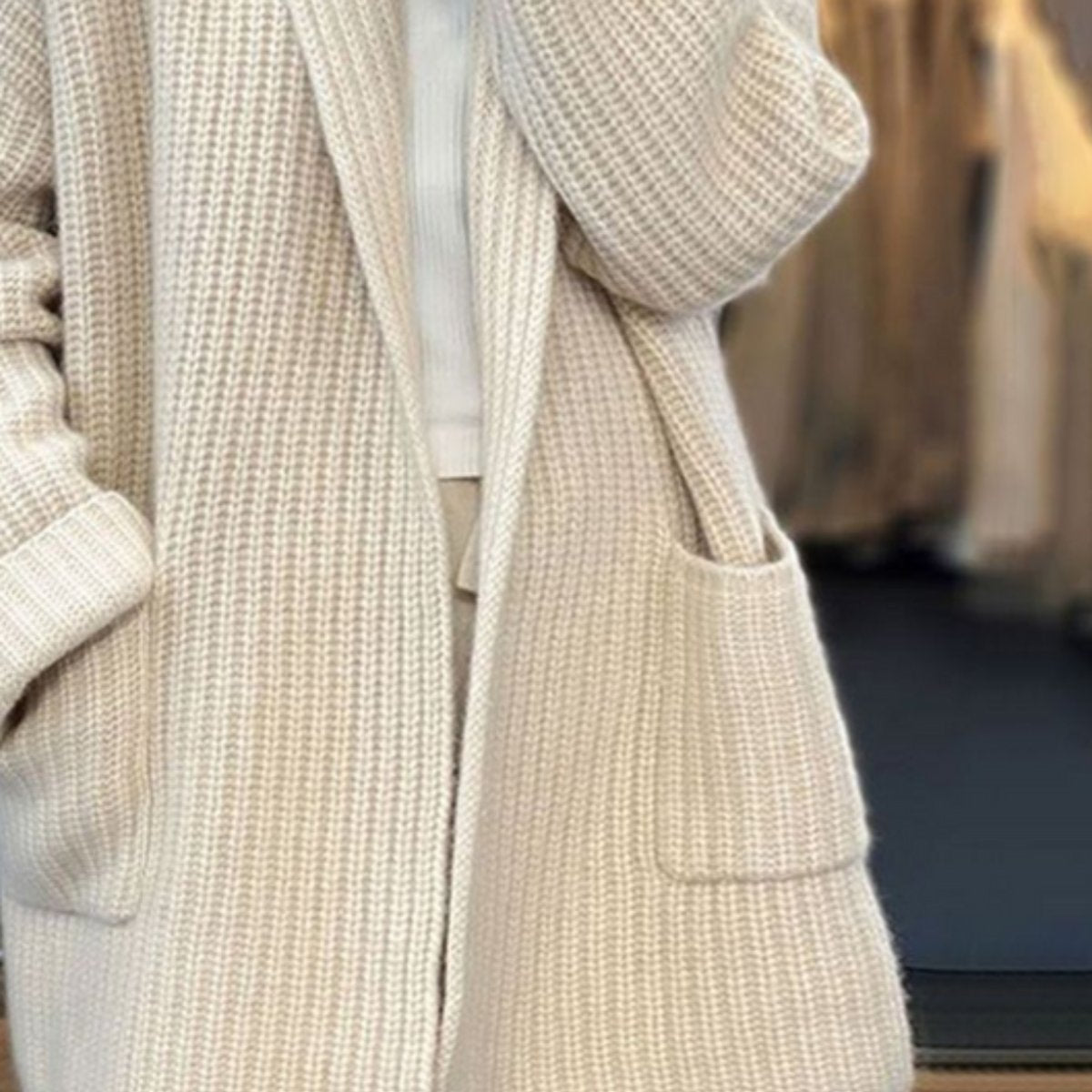 Freja Oversize Cardigan Women | Knitted, Loose Fit, Pockets 2