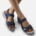 Orthopedic Sandals Adjustable Hook Loop Open Toe Casual