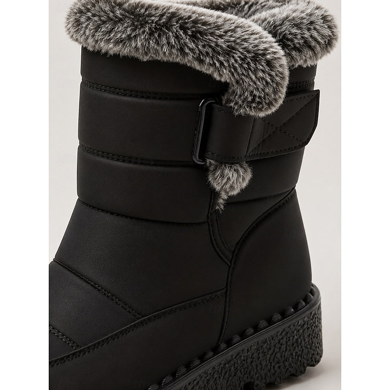 Greta | Cozy Fur-Trimmed Winter Snow Boots 6