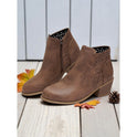 Hollis | Cutout Low-Heel Ankle Boots 0