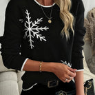Holly | Snowflake Crewneck Sweater 4