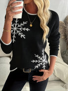 Holly | Snowflake Crewneck Sweater 7