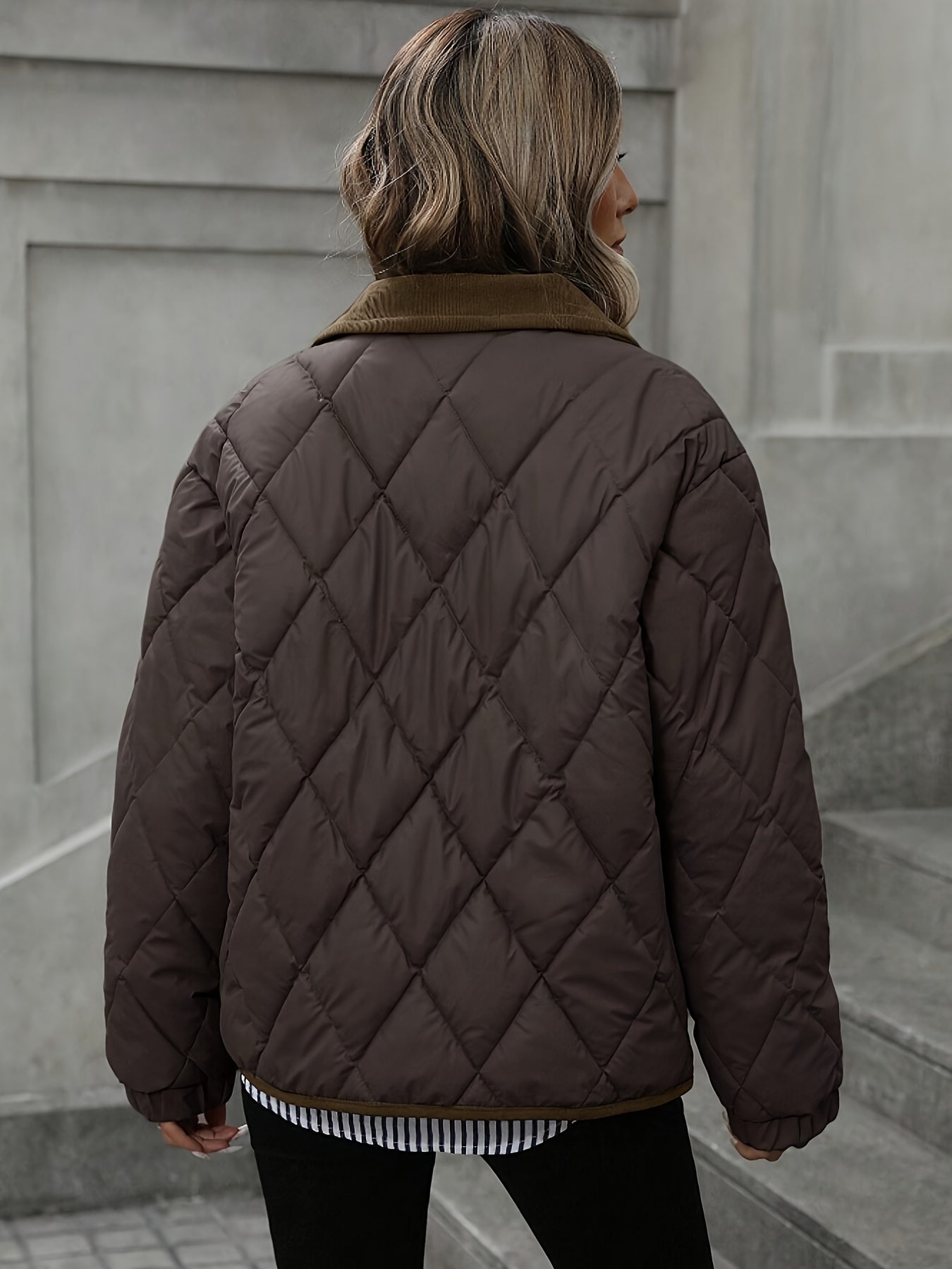 Imogen | Diamond-Quilted Padded Jacket 1