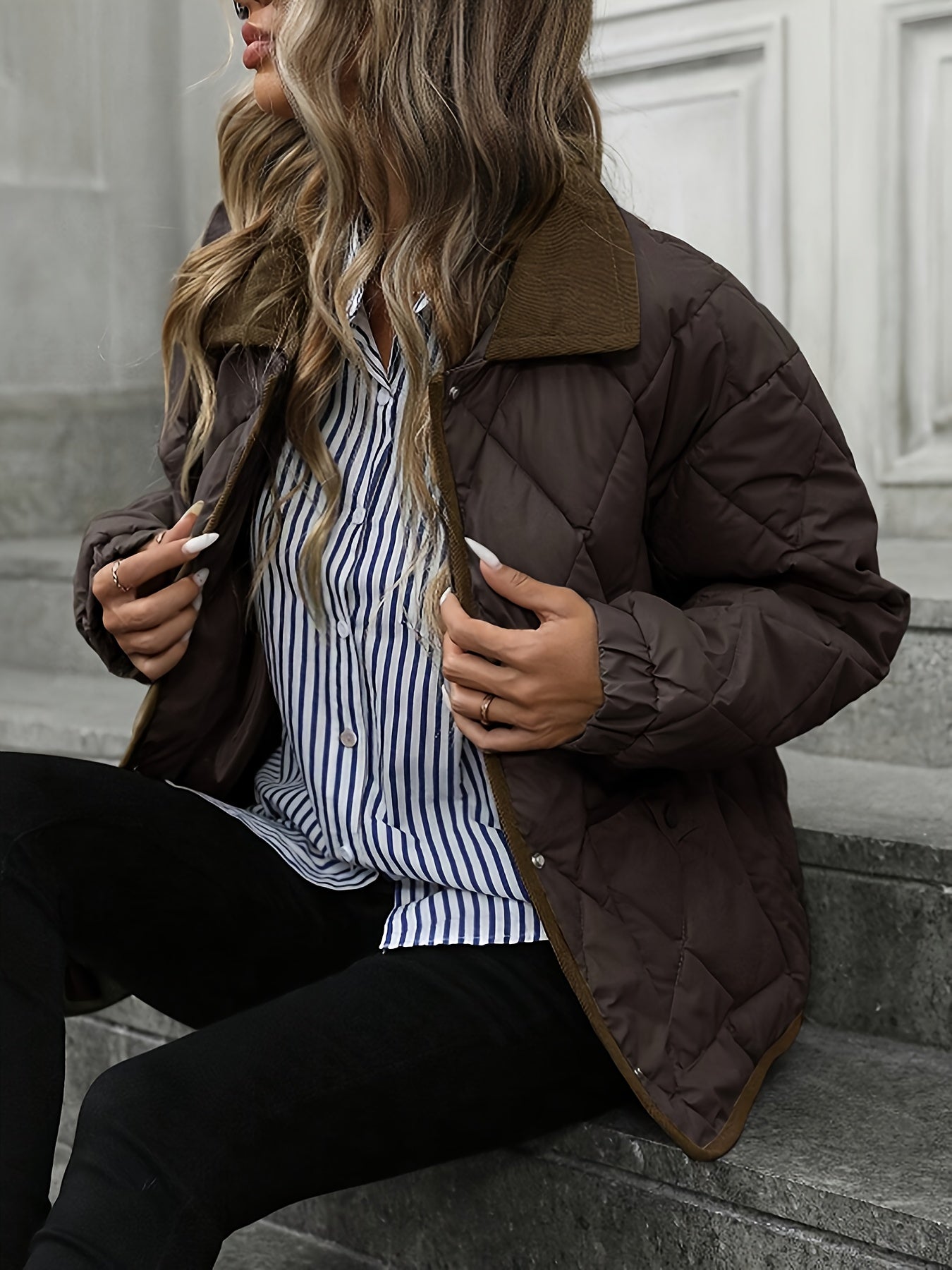 Imogen | Diamond-Quilted Padded Jacket 2