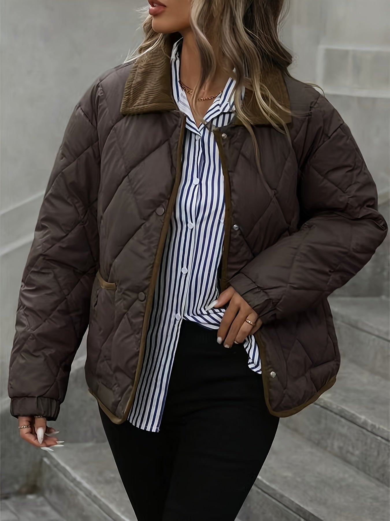 Imogen | Diamond-Quilted Padded Jacket 4