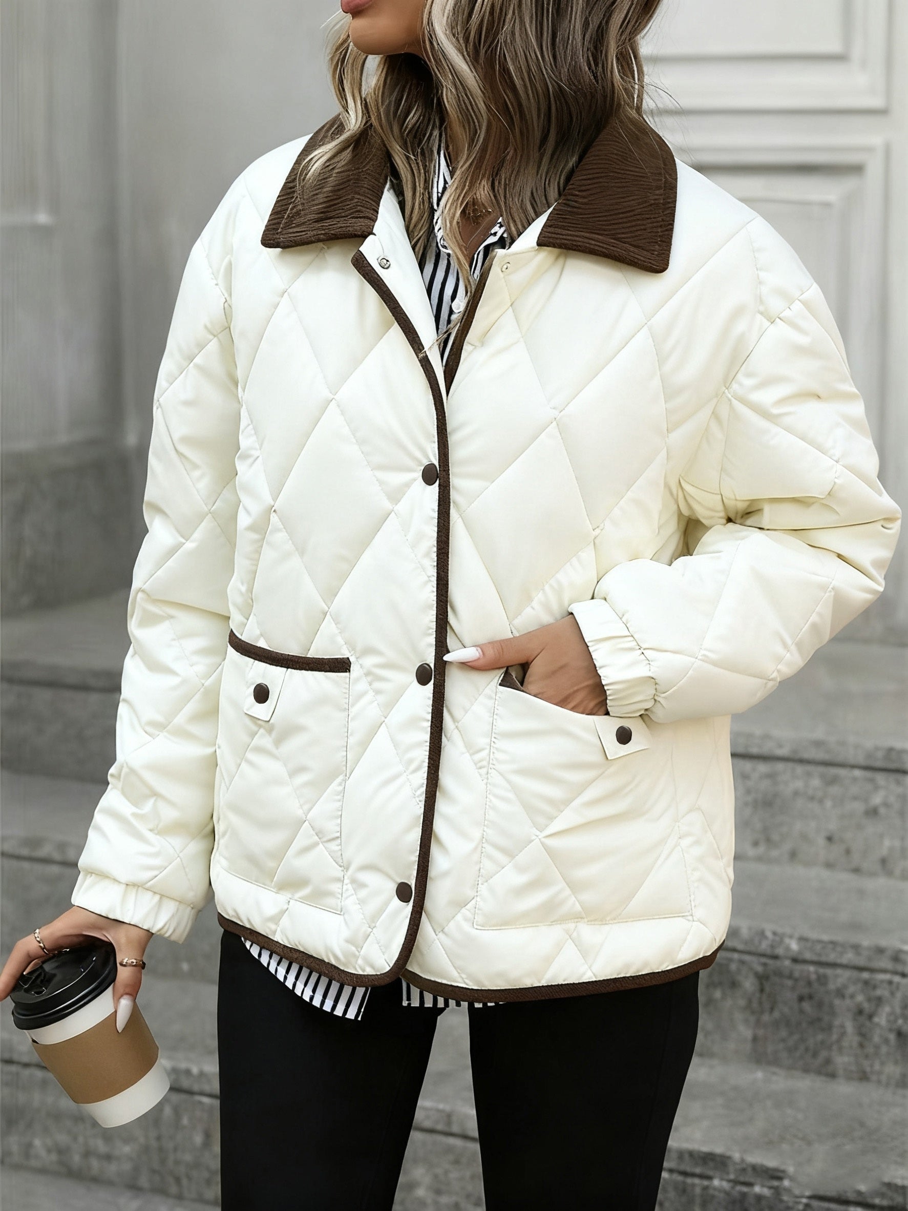 Imogen | Diamond-Quilted Padded Jacket 6