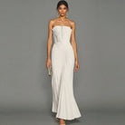 Kira Ceremony Maxi Dress | Strapless, Pleated, Sculpted 0
