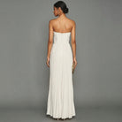 Kira Ceremony Maxi Dress | Strapless, Pleated, Sculpted 1