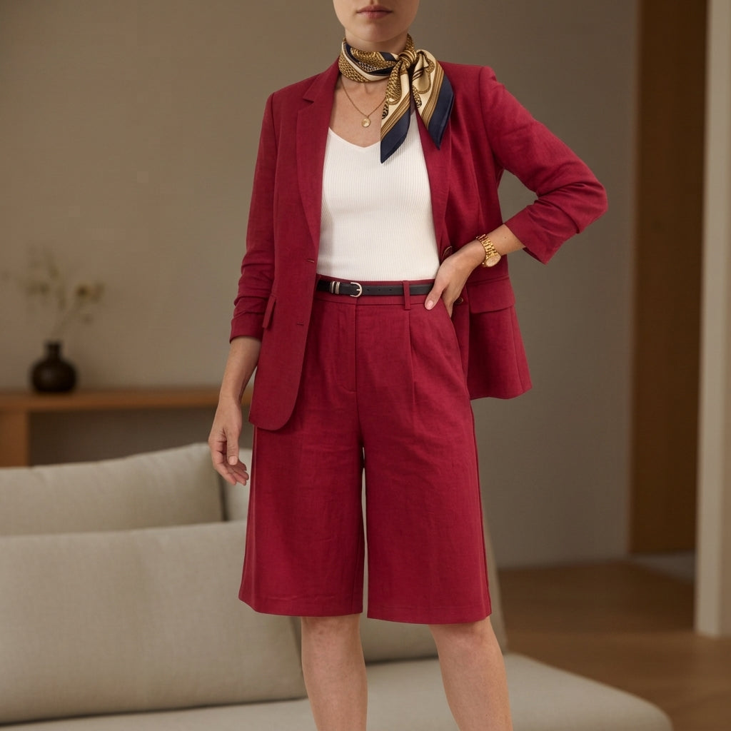 Korcula Blazer Shorts Co-ord Set 4