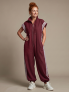 Lark | Zip Front Stripe Panel Jumpsuit 0