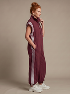 Lark | Zip Front Stripe Panel Jumpsuit 1