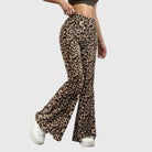 Leopard Bootcut Trousers 1