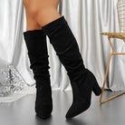 Lorena | Slouch Knee-High Heeled Boots 6